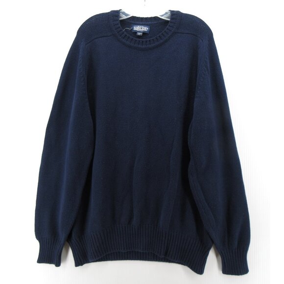 VINTAGE Lands End Sweater Large Pullover Preppy Classic 90s USA Made - Picture 1 of 9